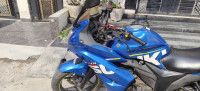 Blue Suzuki Gixxer SF