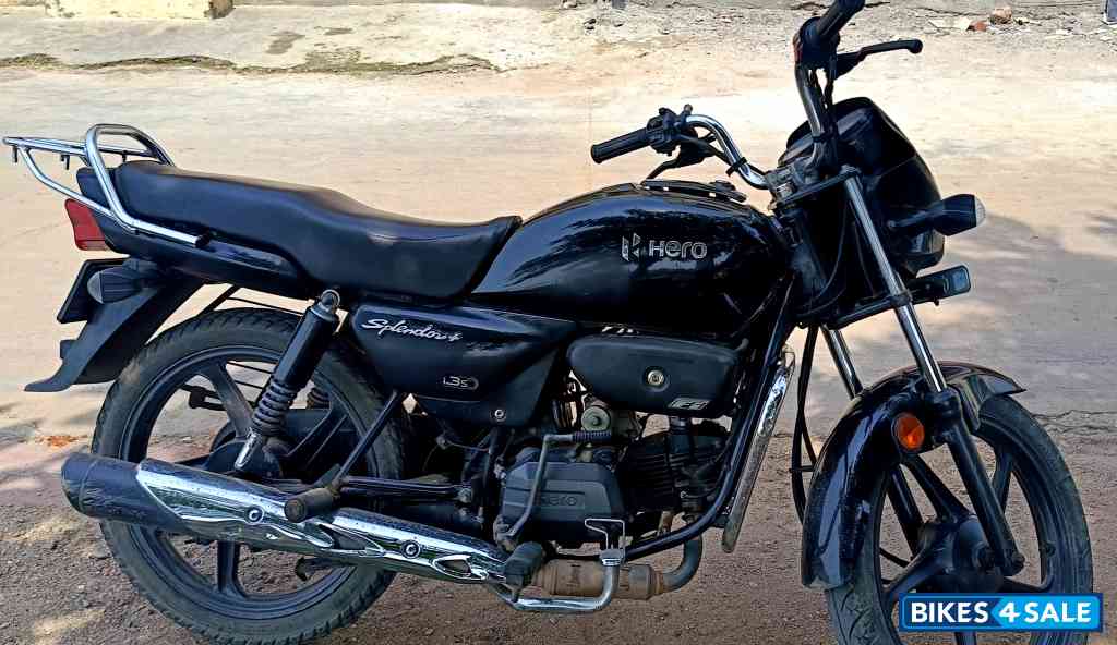 Black Hero Splendor Plus i3s Black and Accent