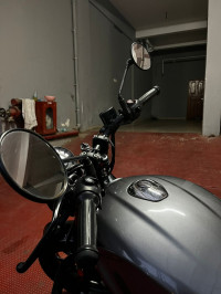 Dapper Grey Royal Enfield Hunter 350 Metro