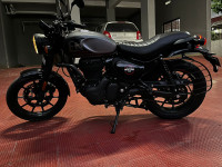 Dapper Grey Royal Enfield Hunter 350 Metro