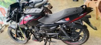 Black Bajaj Pulsar 125 Carbon Fibre Disc Single Seat