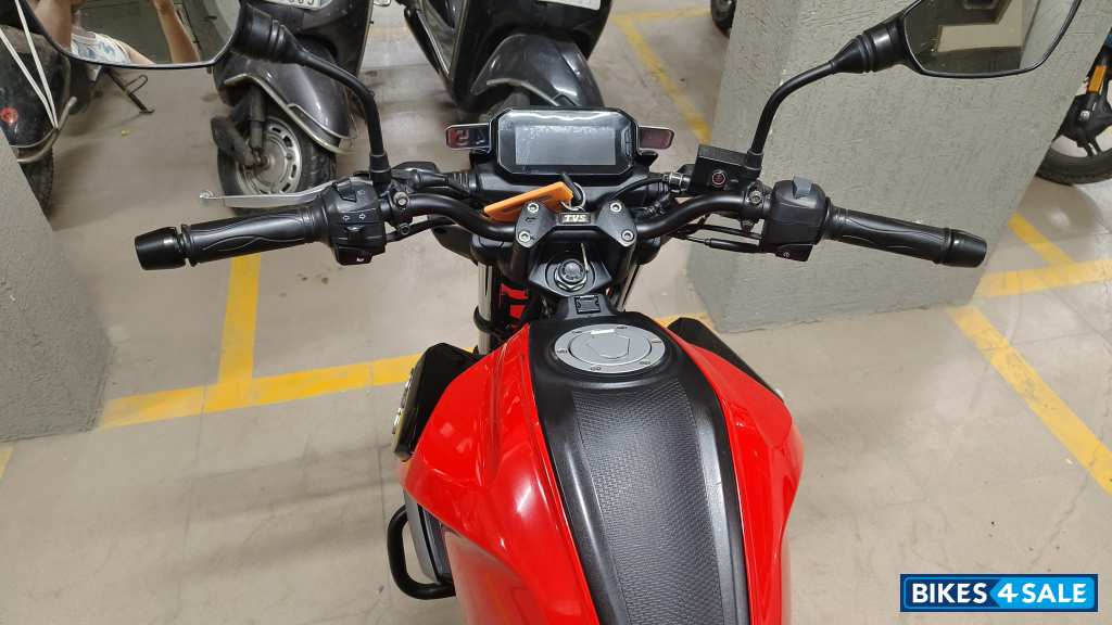 Red, Black TVS Raider 125
