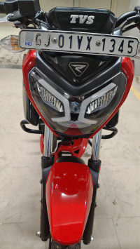 Red, Black TVS Raider 125