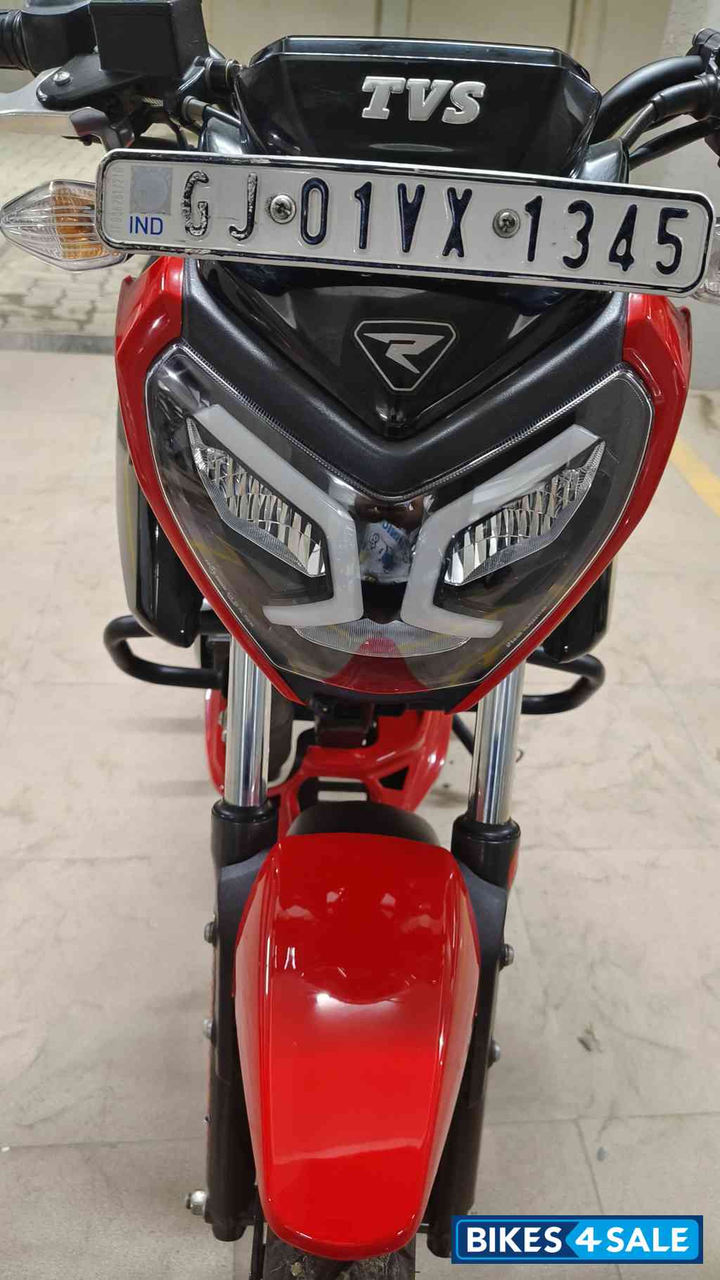 Red, Black TVS Raider 125