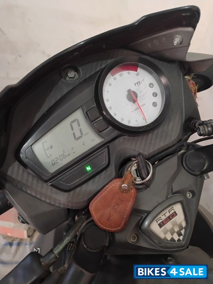 Gray TVS Apache RTR 160