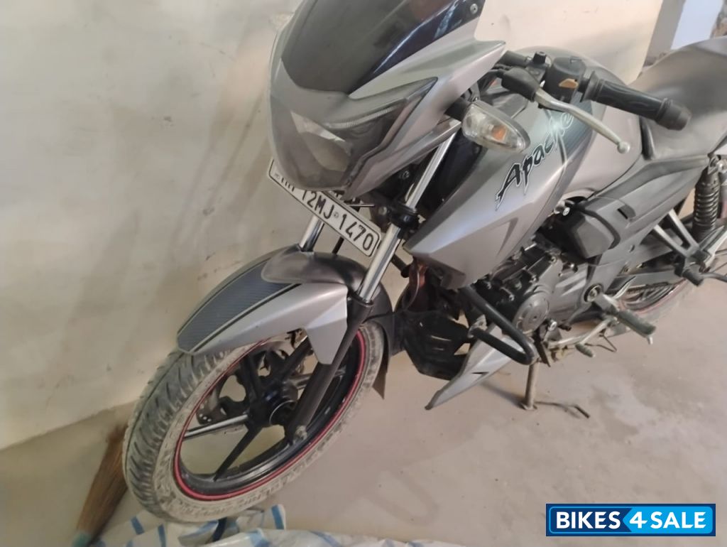 Gray TVS Apache RTR 160