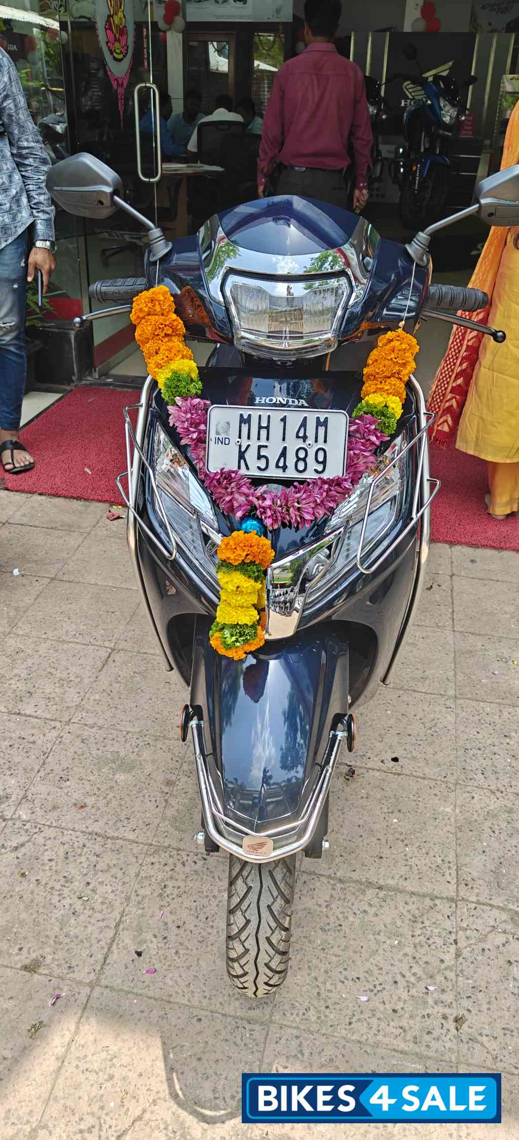 Blue Honda Activa 125