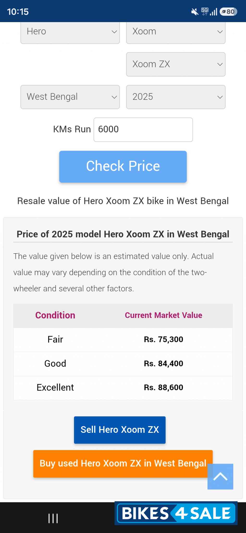 Black And Gray Hero Xoom ZX