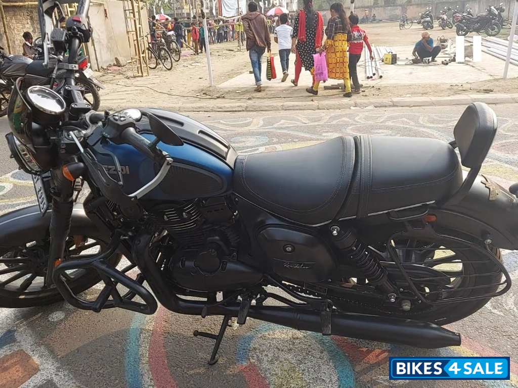 Steel Blue Yezdi Roadster Dark