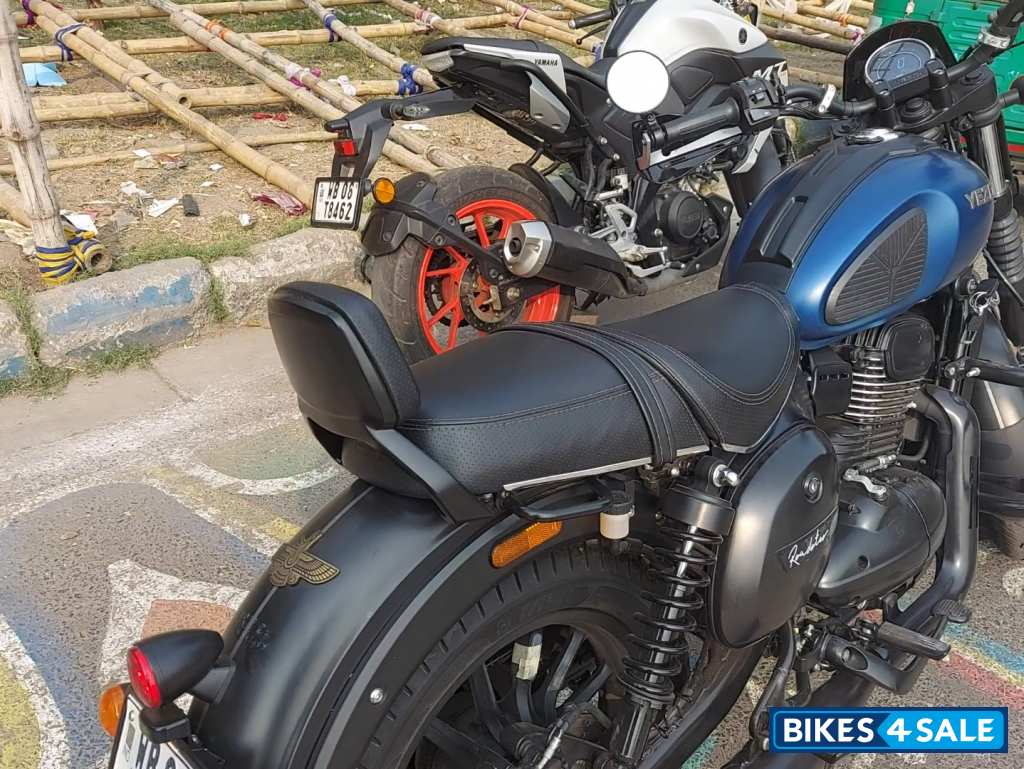 Steel Blue Yezdi Roadster Dark