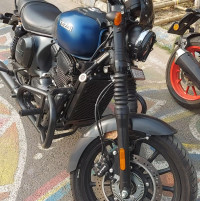 Steel Blue Yezdi Roadster Dark