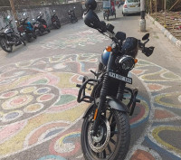 Steel Blue Yezdi Roadster Dark