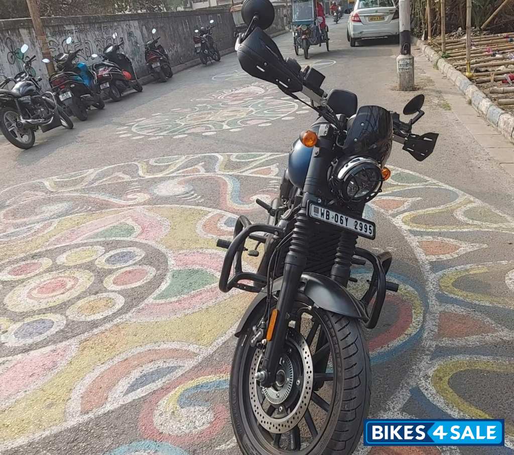 Steel Blue Yezdi Roadster Dark