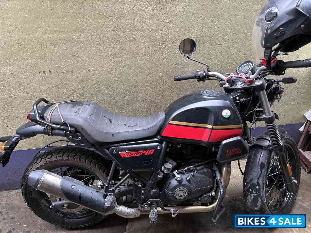 Black Royal Enfield Scram 411