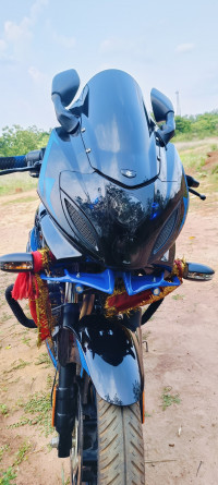 Ebony Blk Blue Dkl Bajaj Pulsar 220F