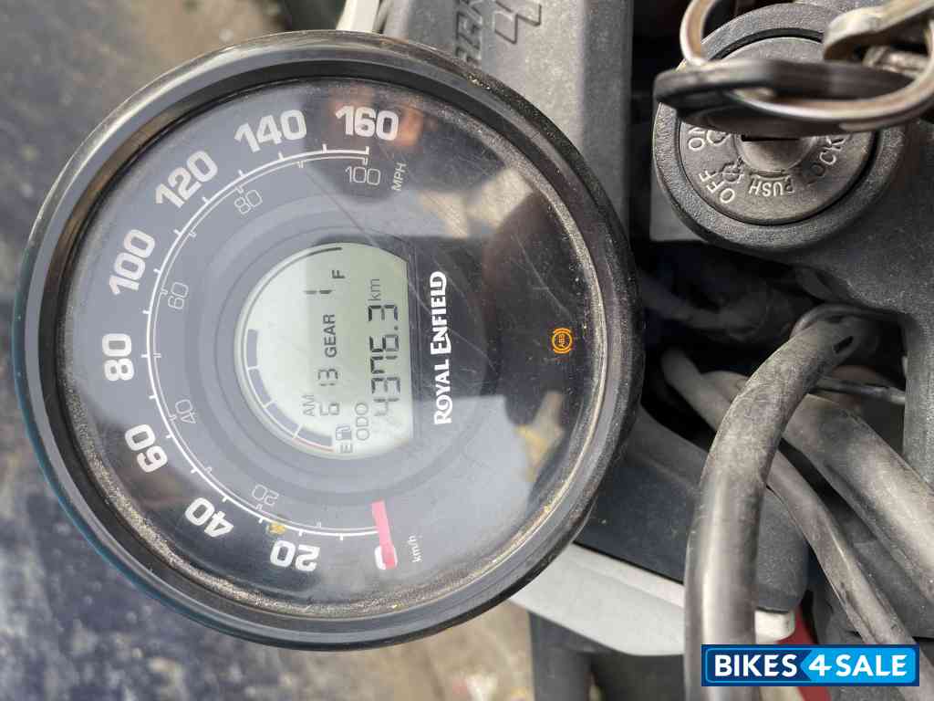 White Royal Enfield Scram 411