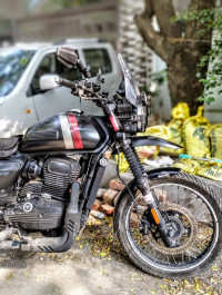 Black Yezdi Adventure Matte