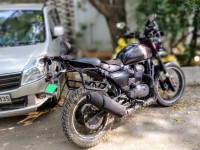 Black Yezdi Adventure Matte