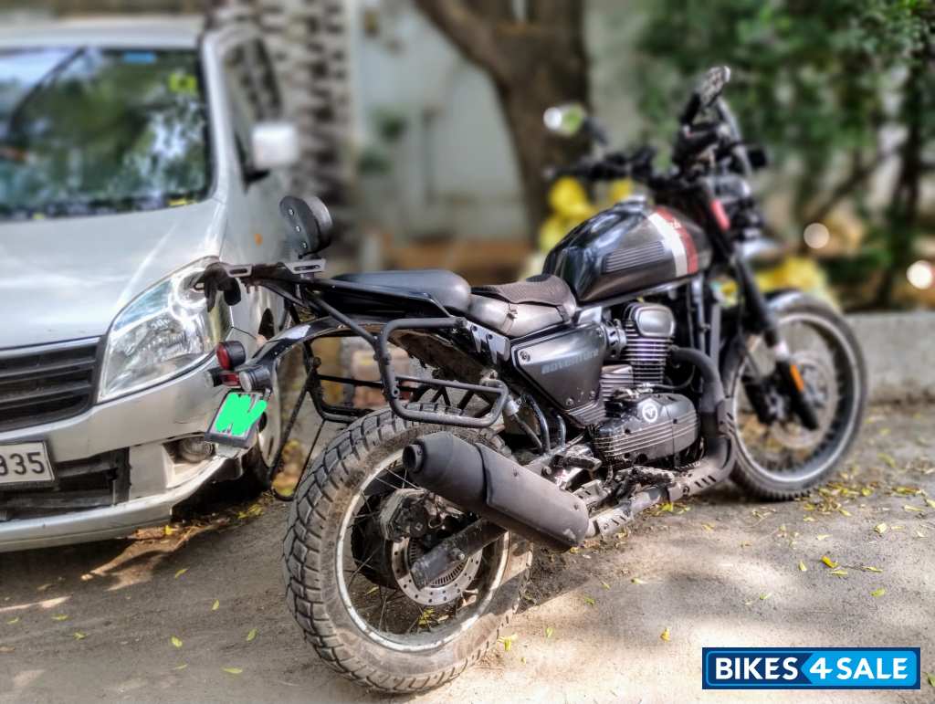 Black Yezdi Adventure Matte