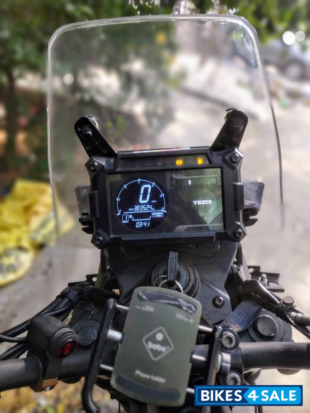 Black Yezdi Adventure Matte