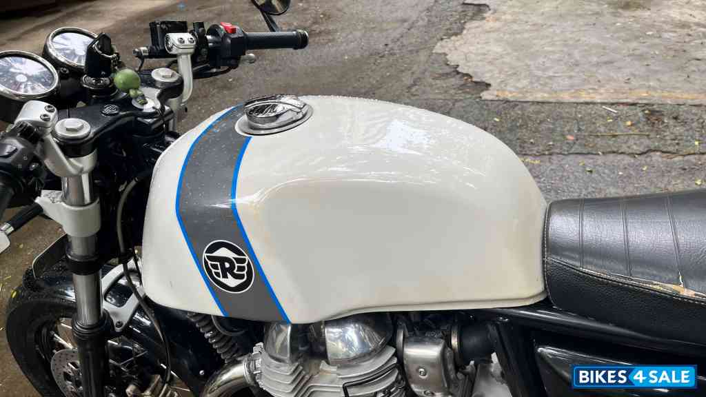 Ice Queen White Royal Enfield Continental GT 650