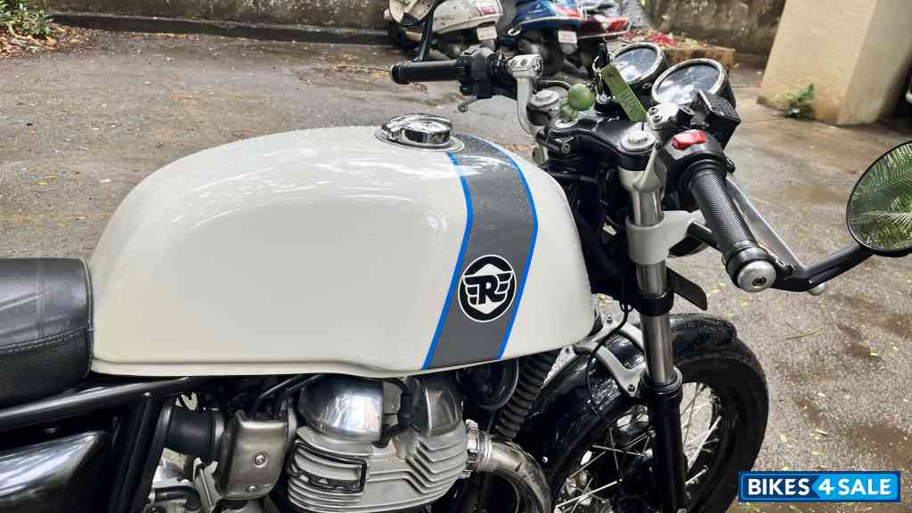 Ice Queen White Royal Enfield Continental GT 650