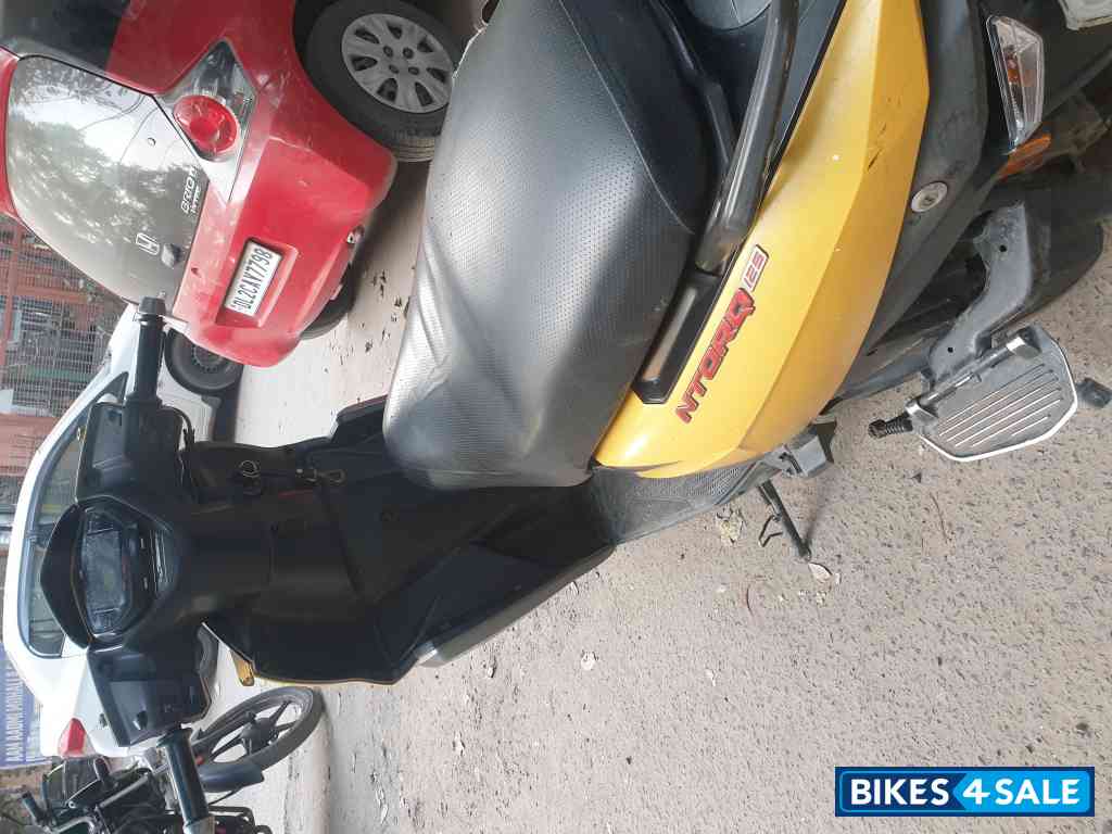 Yellow TVS NTORQ 125