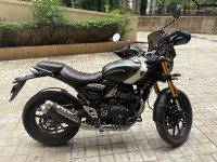 Khakhi Green Triumph Scrambler 400 X