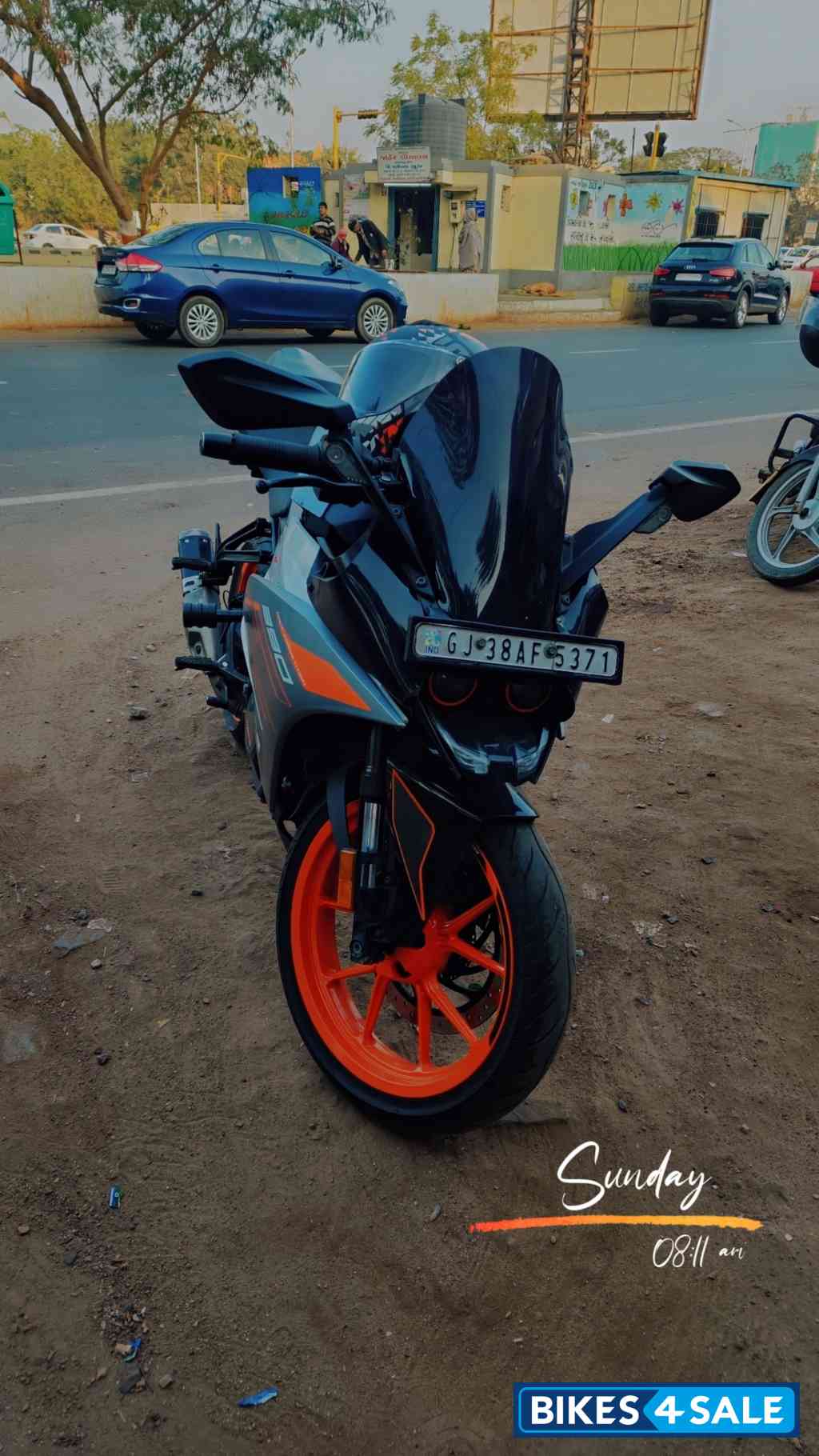 Silver Metallic Matt KTM RC 390 2020