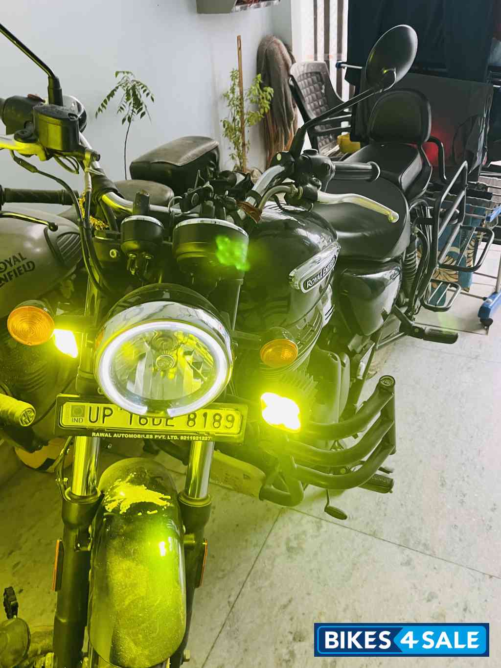 Stellar Blue Royal Enfield Meteor 350