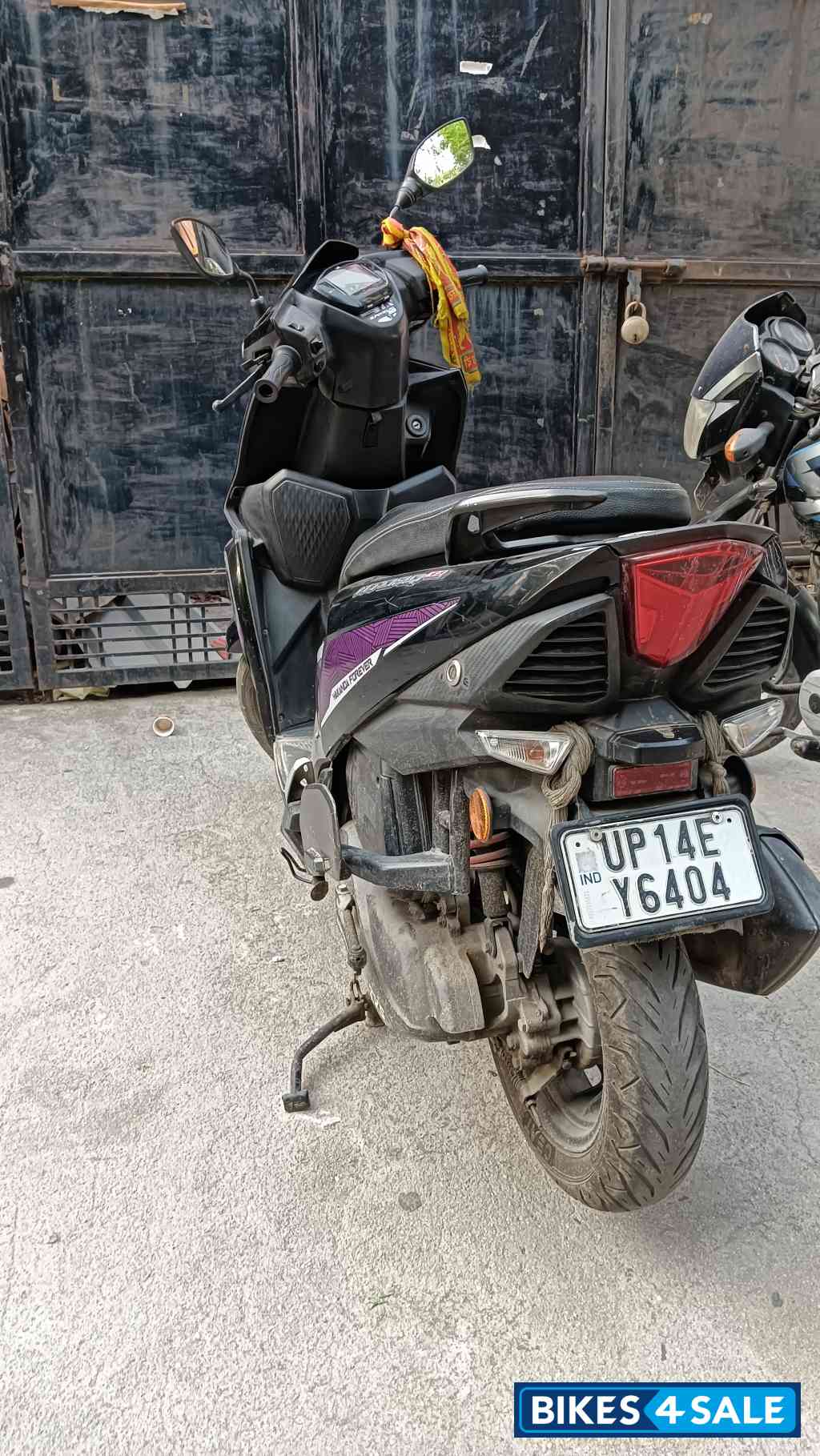 Black And Purple TVS NTORQ Super Squad Edition