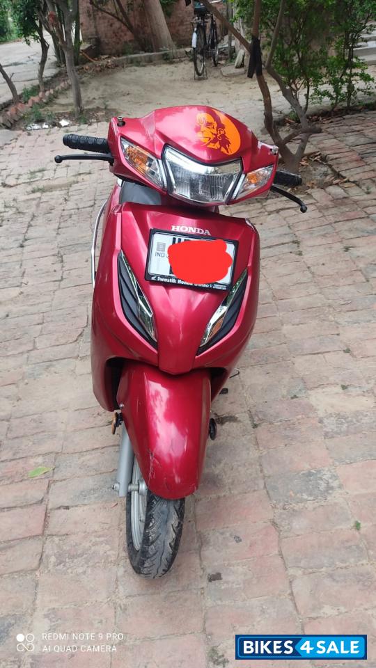 Metallic Red Honda Activa 6G Dlx