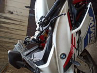 White BMW G 310 RR