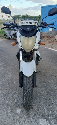 White And Blue Yamaha FZ-S FI V2