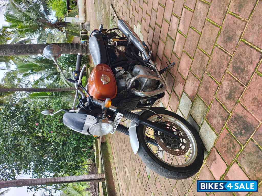Orange Royal Enfield Interceptor 650 Twin