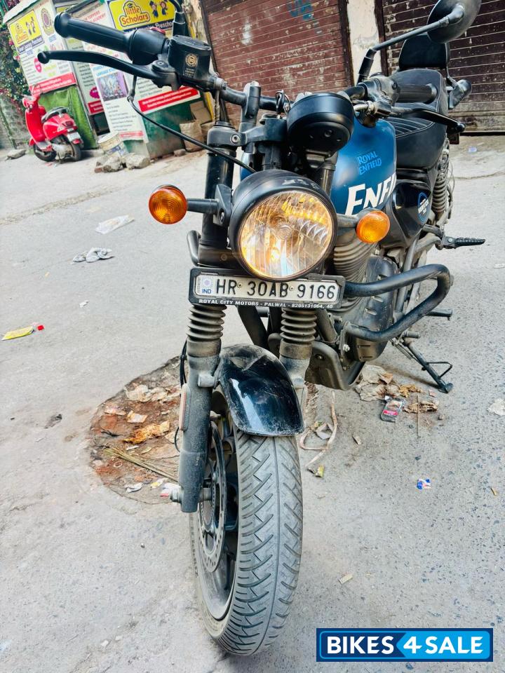 Rebel Blue Royal Enfield Hunter 350 Metro