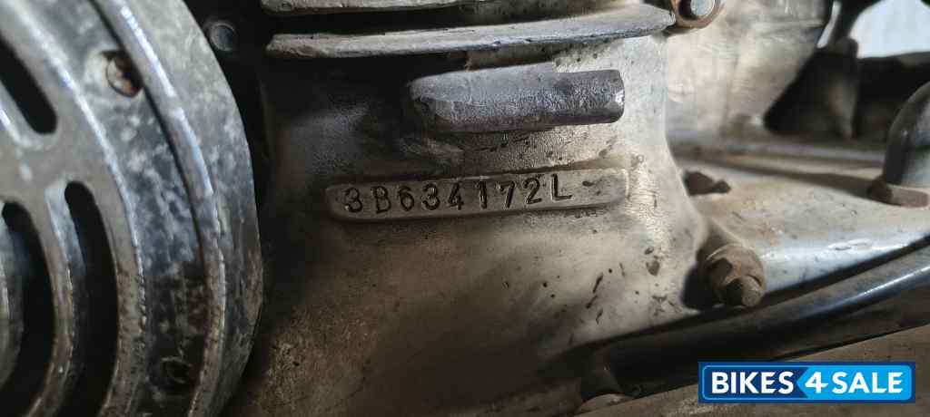 Silver Royal Enfield Bullet Electra