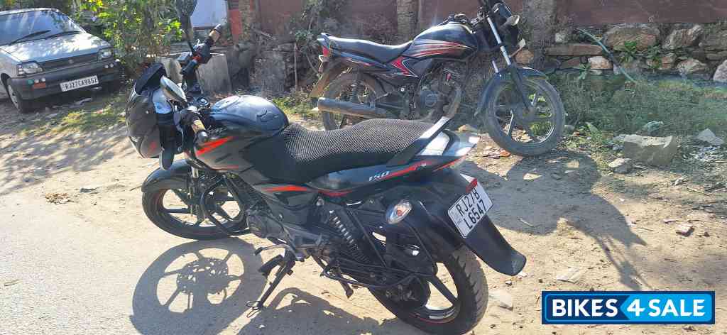 Black & Red Bajaj Pulsar 150 DTSi