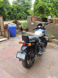 Rebel Blue Royal Enfield Hunter 350 Metro