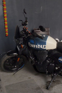 Rebel Blue Royal Enfield Hunter 350 Metro