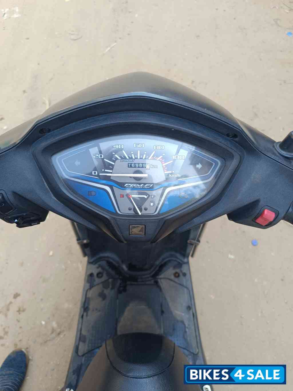 Gray Honda Activa 6G Dlx