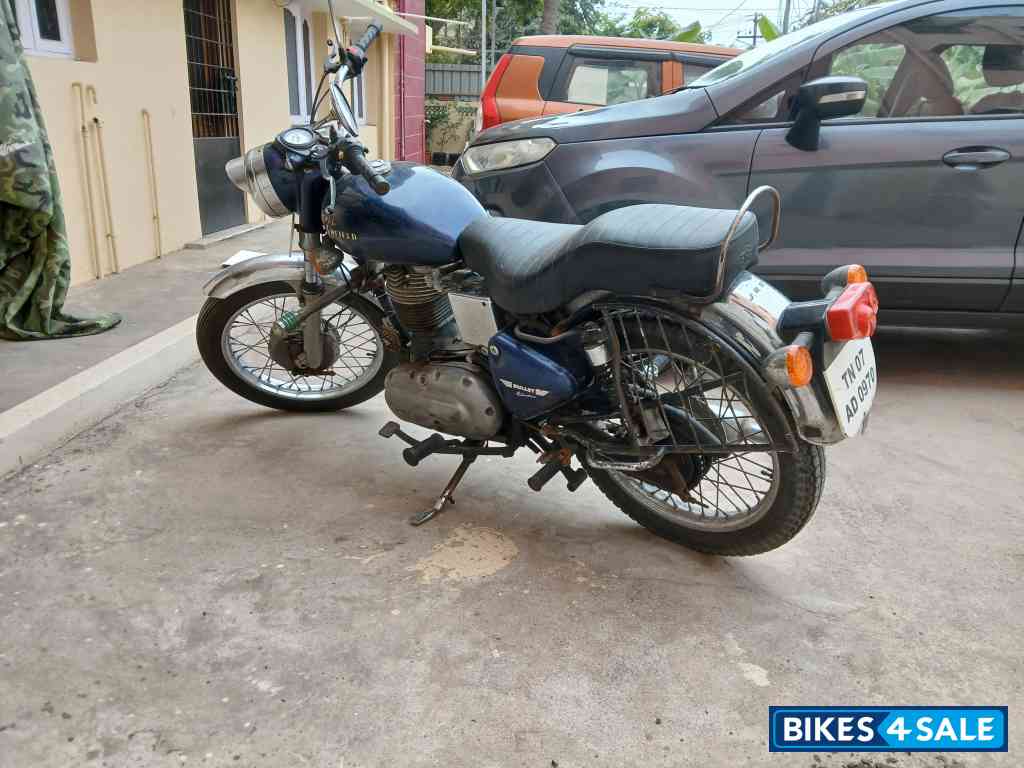 Navy Blue Royal Enfield Bullet Electra