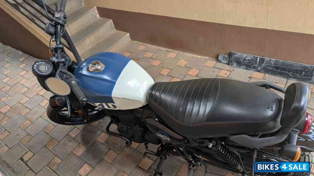 Rebel Blue Royal Enfield Hunter 350 Metro