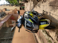 Neon / Navy Blue TVS NTORQ 125 XT