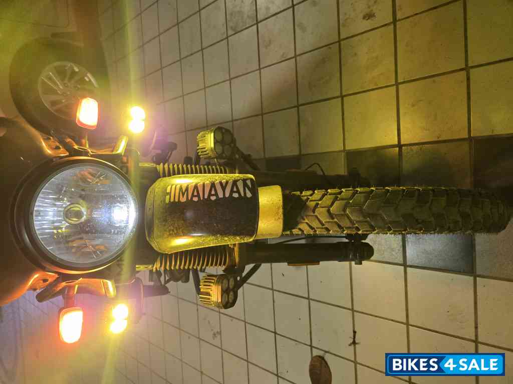 White And Blue Royal Enfield Himalayan BS VI