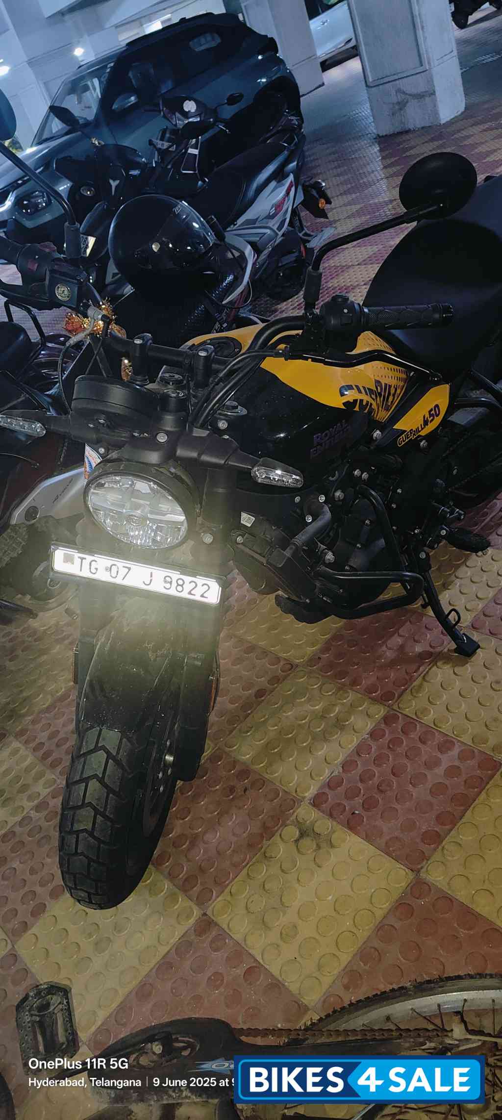 Yellow Ribbon Royal Enfield Guerrilla 450