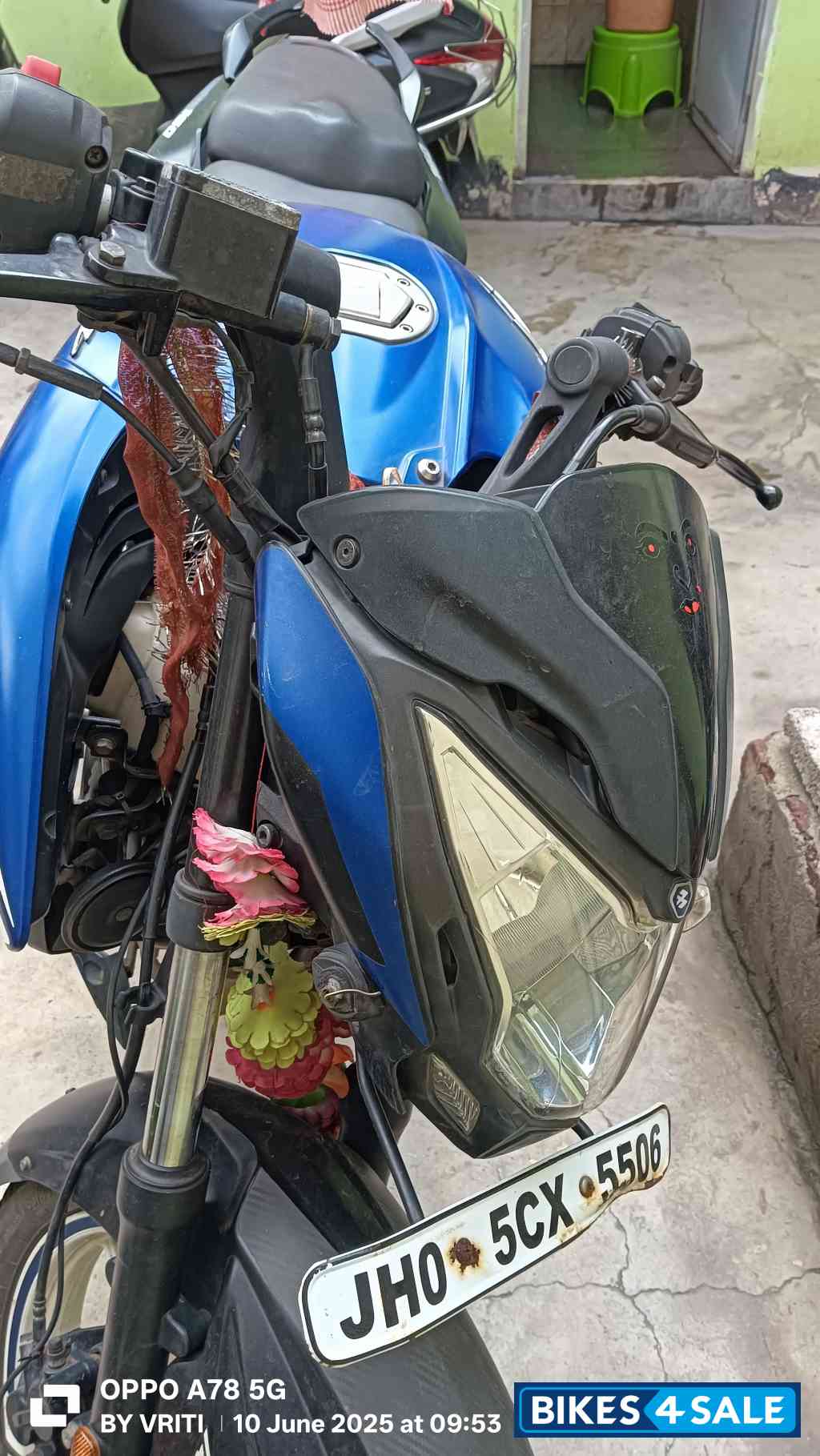 Blue Bajaj Pulsar NS 160 BS6