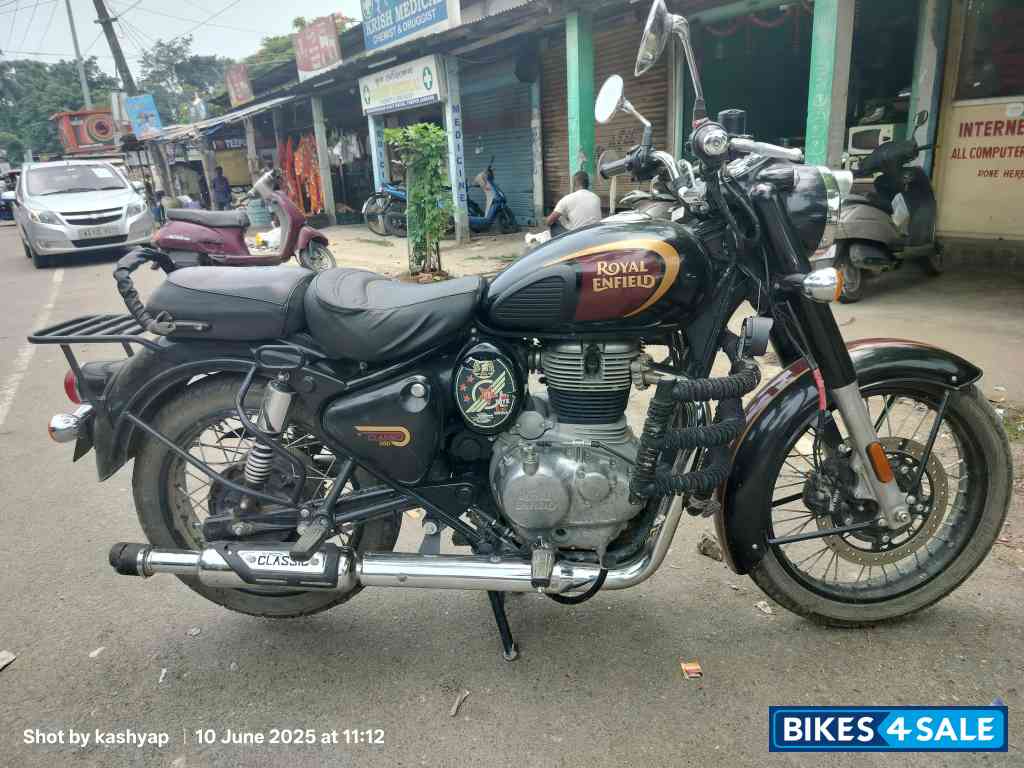 Helcon Black Royal Enfield Classic 350 Single Channel BS6