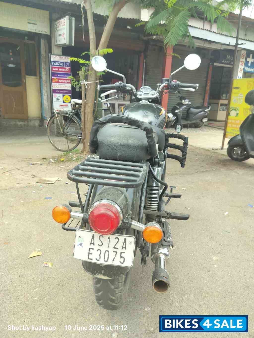Helcon Black Royal Enfield Classic 350 Single Channel BS6