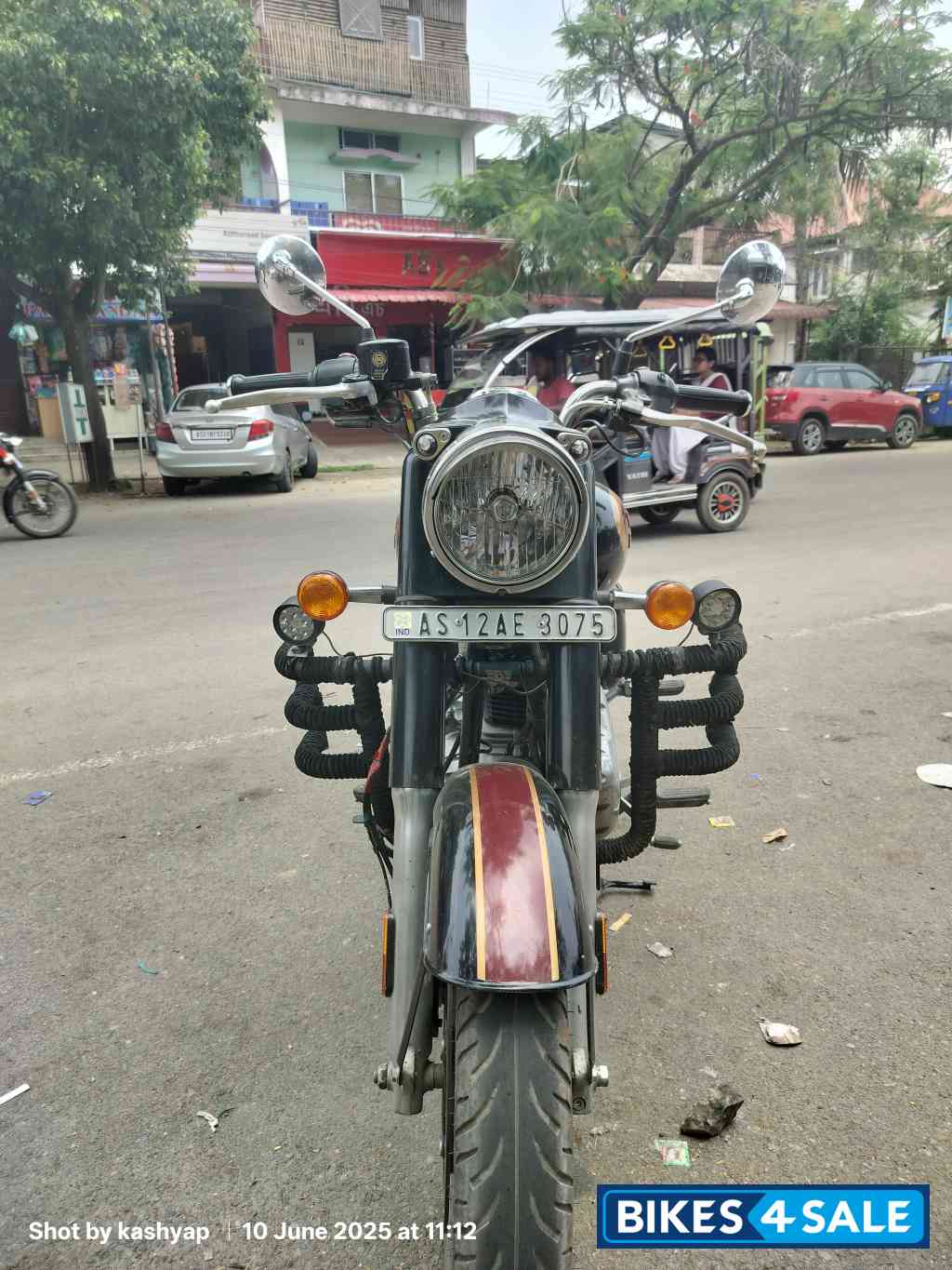 Helcon Black Royal Enfield Classic 350 Single Channel BS6